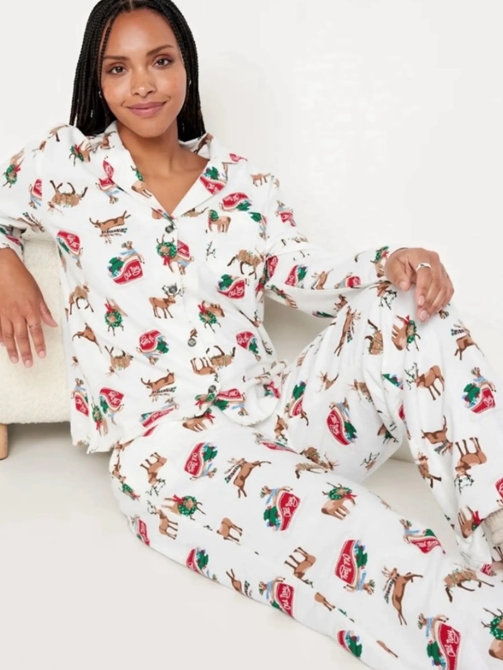 Old Navy Flannel Pajama Set (Reindeers)
